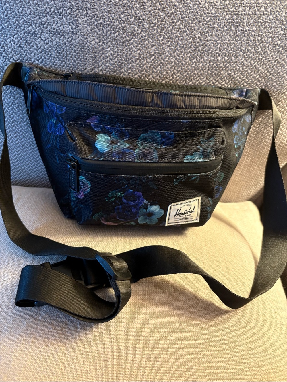 Herschel Supply Company Sling with Blue Floral Print